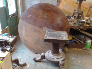 Georgian Mahogany Table in need of restoration -  antique restoration