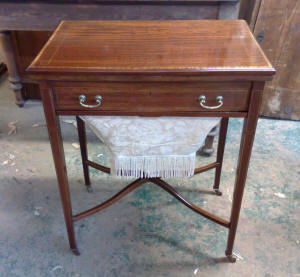 Edwardian Card Table - Restoration Example